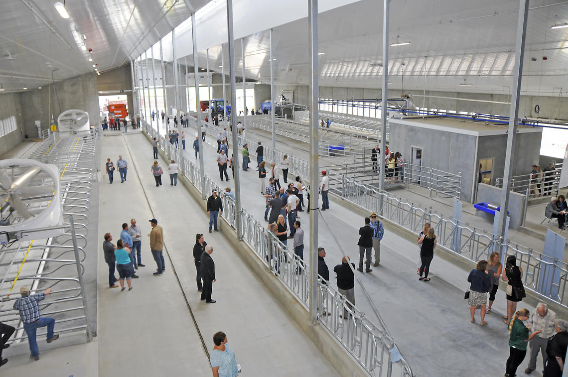 Lakeland College's new $9.5-million Dairy Learning Centre, which opened last summer, is one of the facilities UCVM students and researchers will have access to.